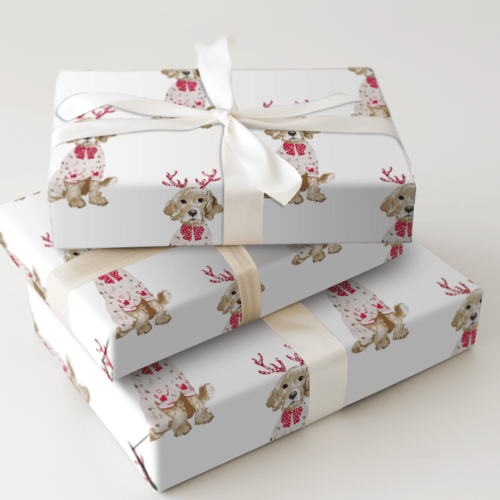 Pretty In Antlers - Wrapping Paper - Aspen & Arlo