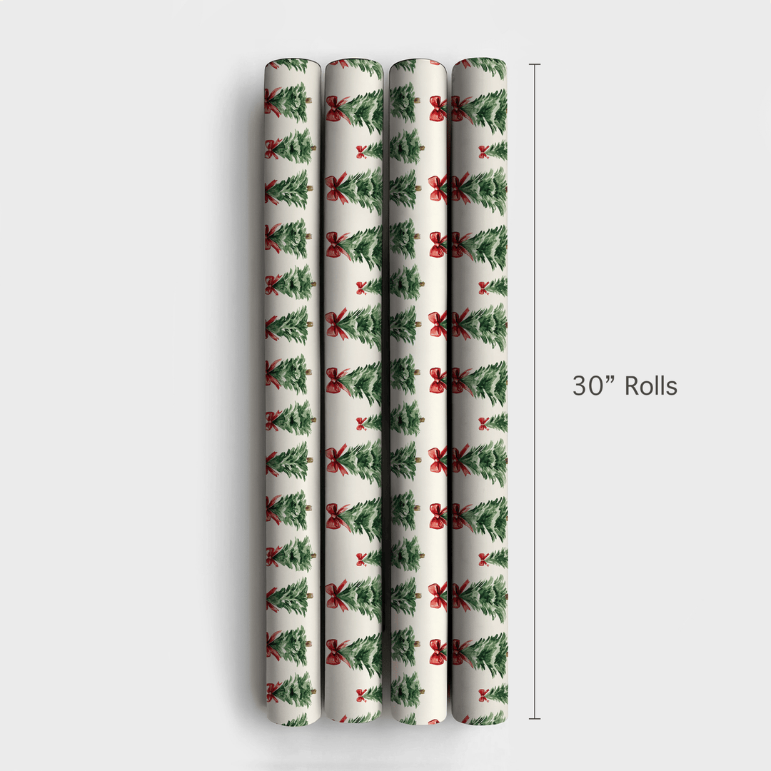 Rosy Ties - Wrapping Paper - Aspen & Arlo