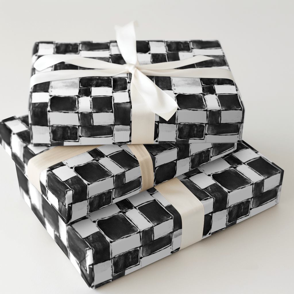 Pit Crew Round - Wrapping Paper - Aspen & Arlo
