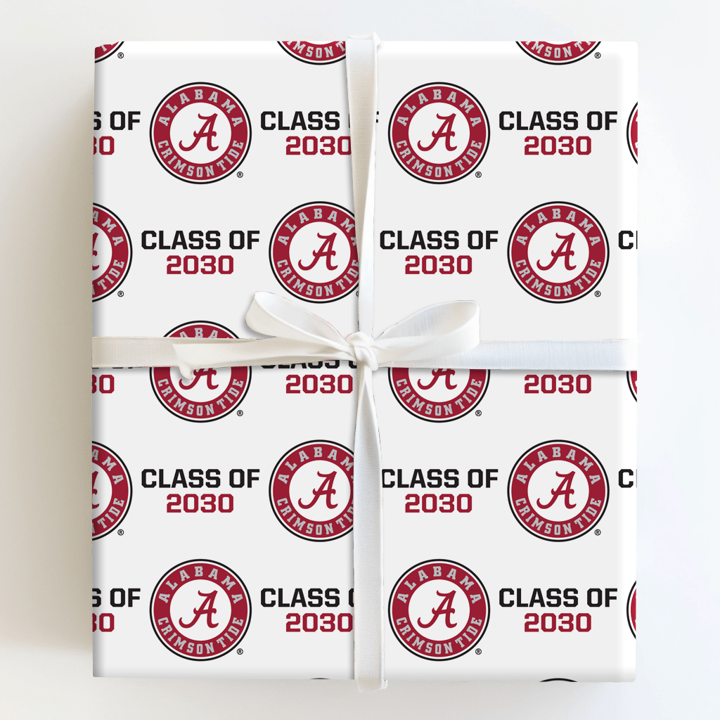 Alabama Circle Class of 2030 - Wrapping Paper - Aspen & Arlo