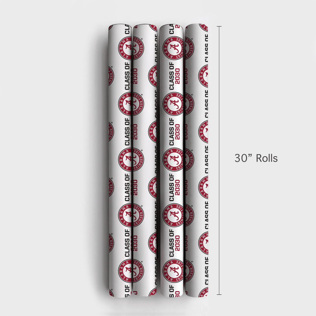 Alabama Circle Class of 2030 - Wrapping Paper - Aspen & Arlo