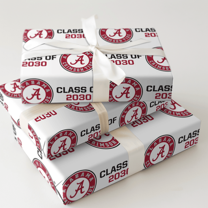Alabama Circle Class of 2030 - Wrapping Paper - Aspen & Arlo