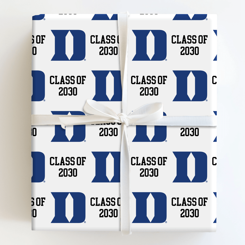 Duke Class of 2030 - Wrapping Paper - Aspen & Arlo