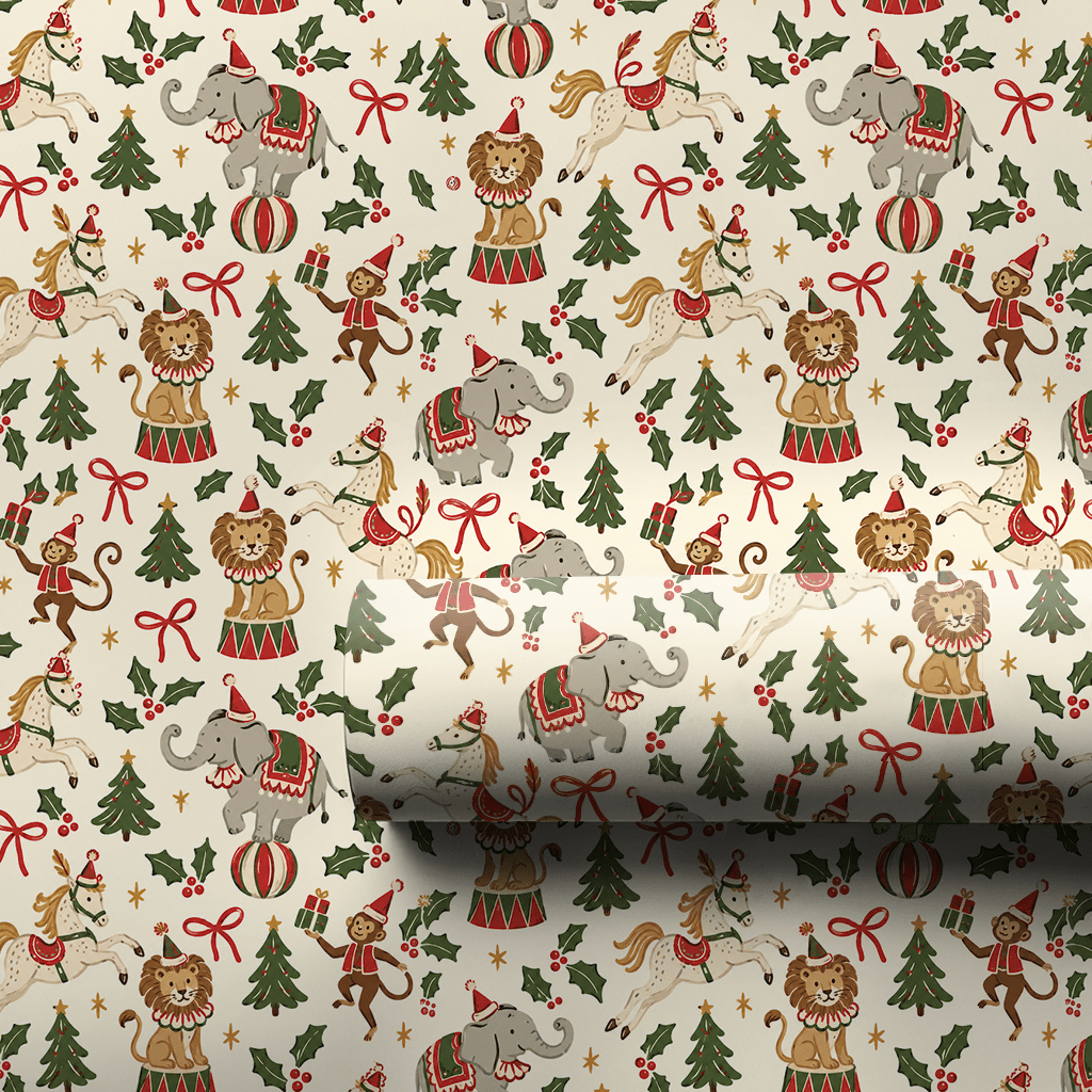 Big Top Christmas - Wrapping Paper - Aspen & Arlo