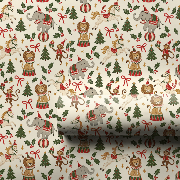 Big Top Christmas - Wrapping Paper - Aspen & Arlo
