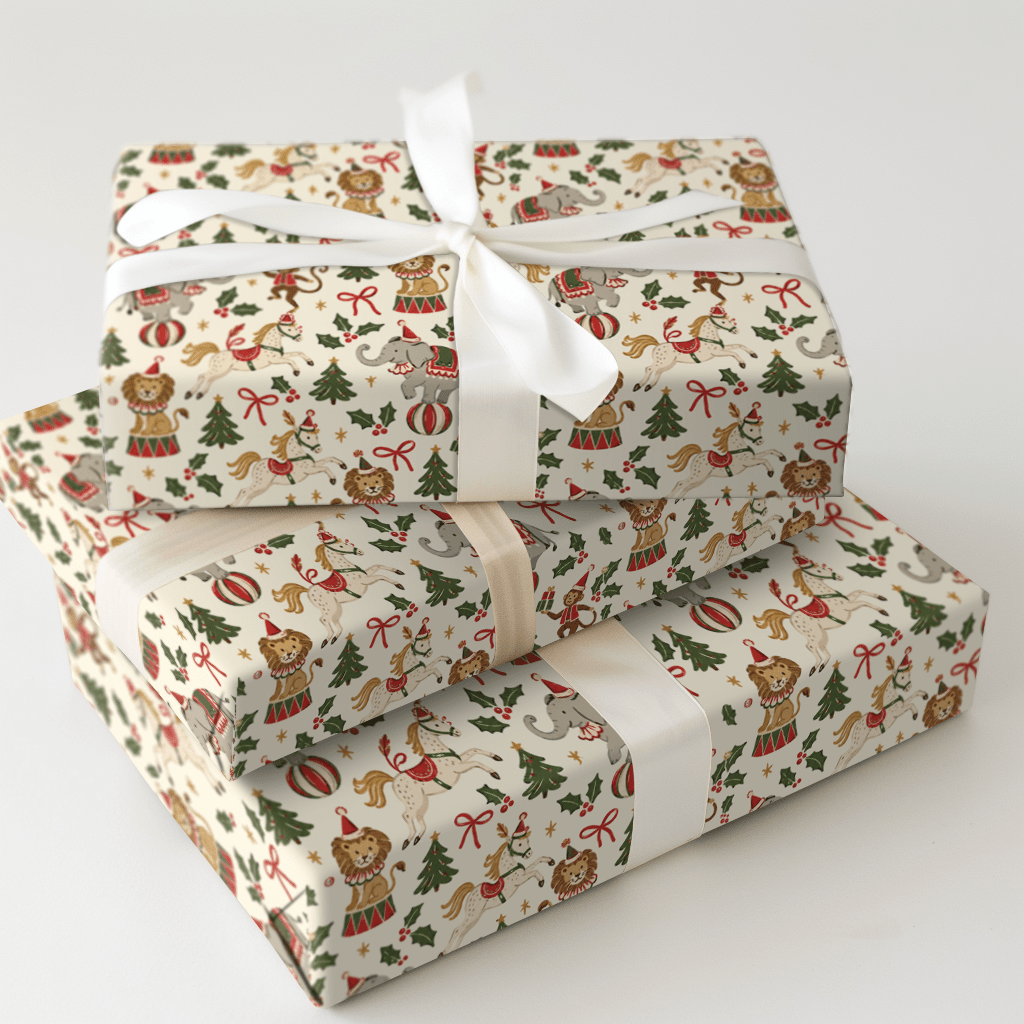 Big Top Christmas - Wrapping Paper - Aspen & Arlo