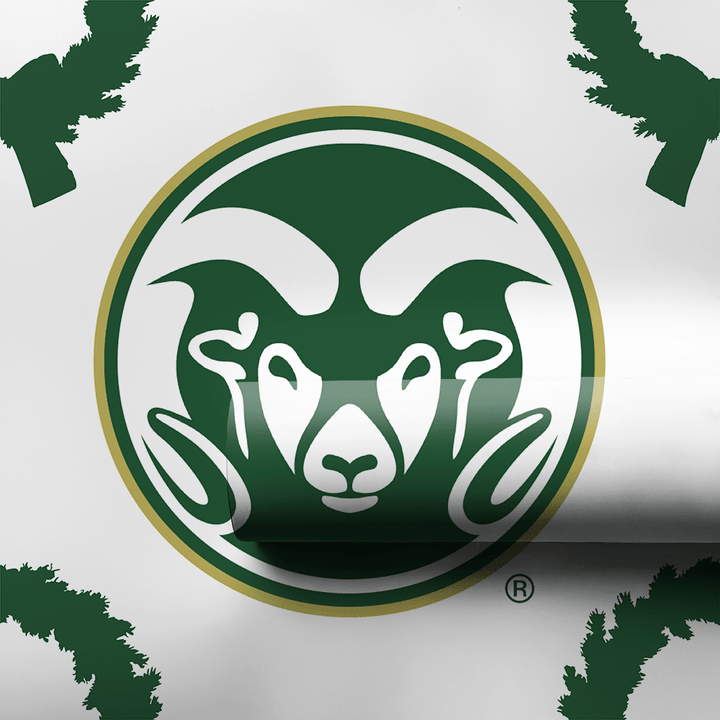 CSU Wreath - Wrapping Paper - Aspen & Arlo