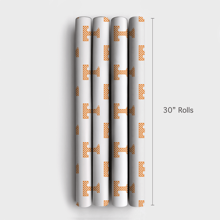 Checkered T - Wrapping Paper - Aspen & Arlo
