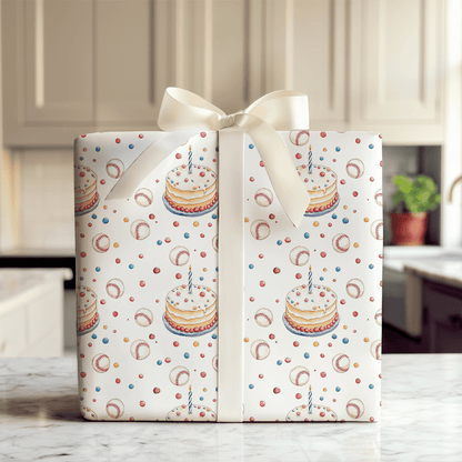 Dugout Bash - Wrapping Paper - Aspen & Arlo