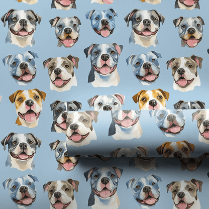 Pitbull Like It - Wrapping Paper - Aspen & Arlo