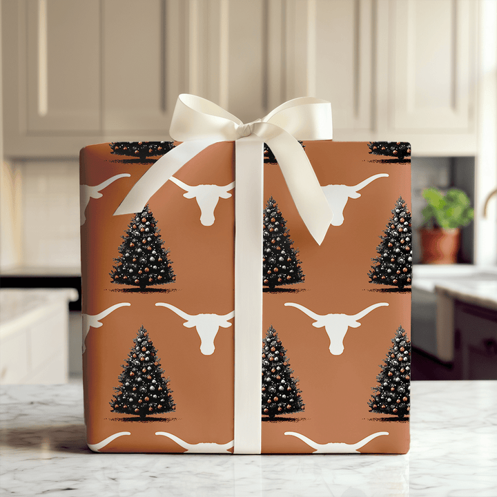 Longhorn Pine - Wrapping Paper - Aspen & Arlo
