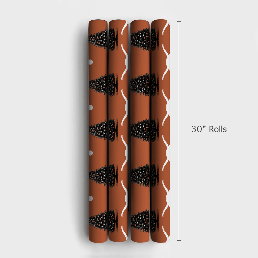 Longhorn Pine - Wrapping Paper - Aspen & Arlo