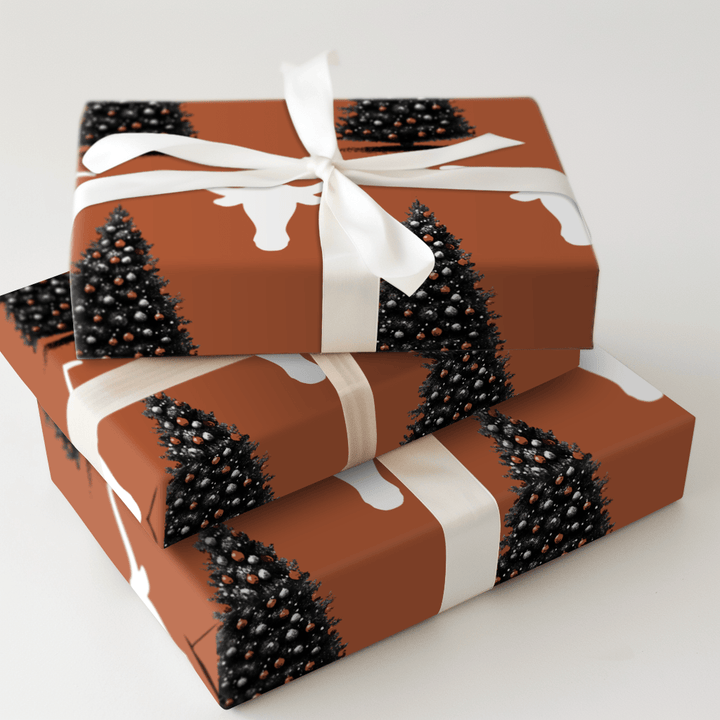 Longhorn Pine - Wrapping Paper - Aspen & Arlo