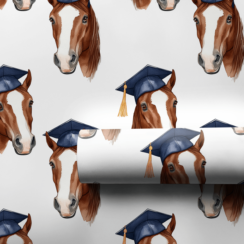 Clydesdale Graduate - Wrapping Paper - Aspen & Arlo