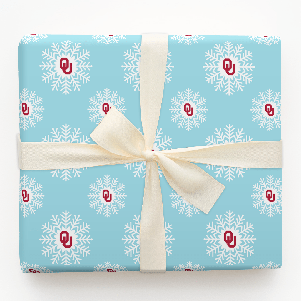 Sooner Snowflake - Wrapping Paper - Aspen & Arlo
