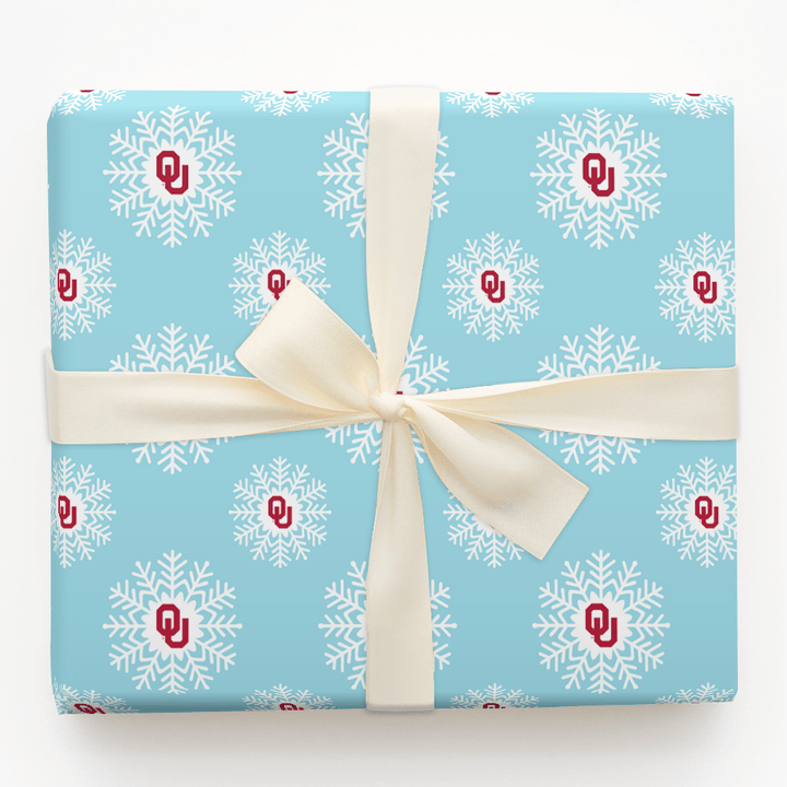 Sooner Snowflake - Wrapping Paper - Aspen & Arlo