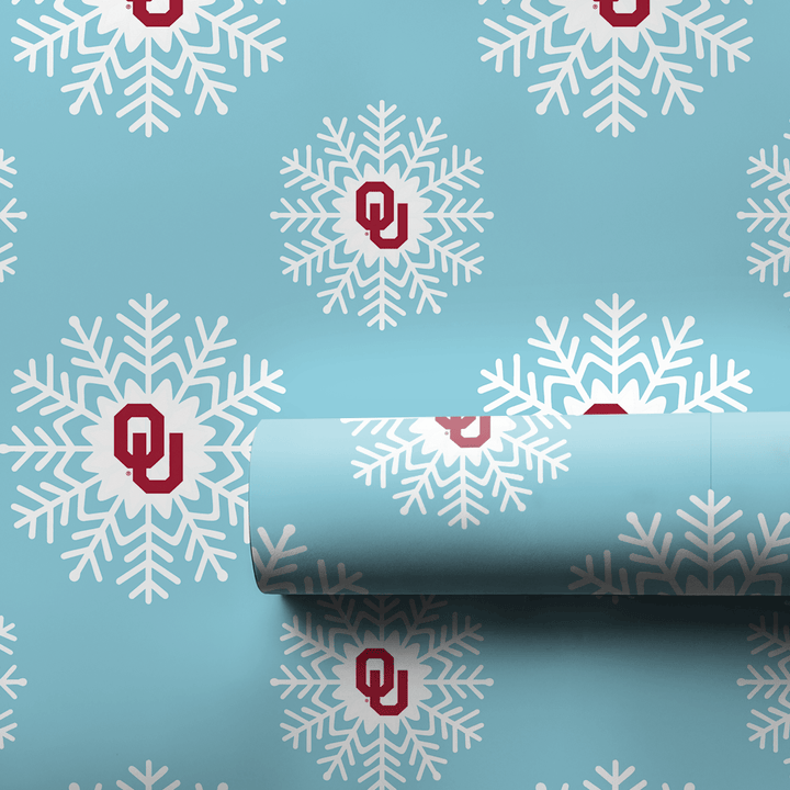 Sooner Snowflake - Wrapping Paper - Aspen & Arlo