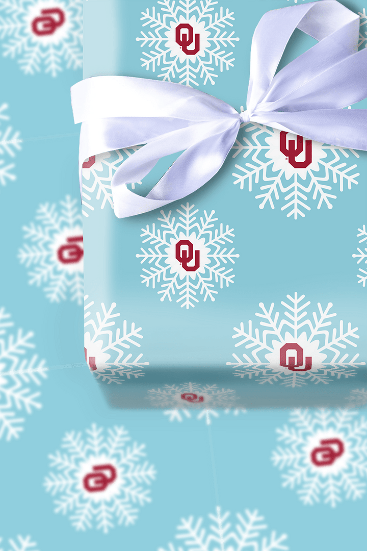 Sooner Snowflake - Wrapping Paper - Aspen & Arlo