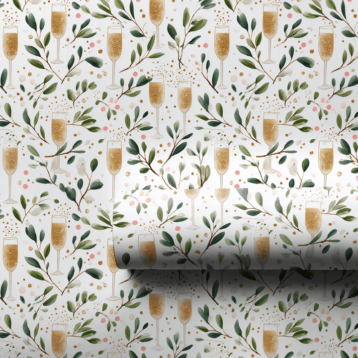 Bubbly Botanica - Wrapping Paper - Aspen & Arlo