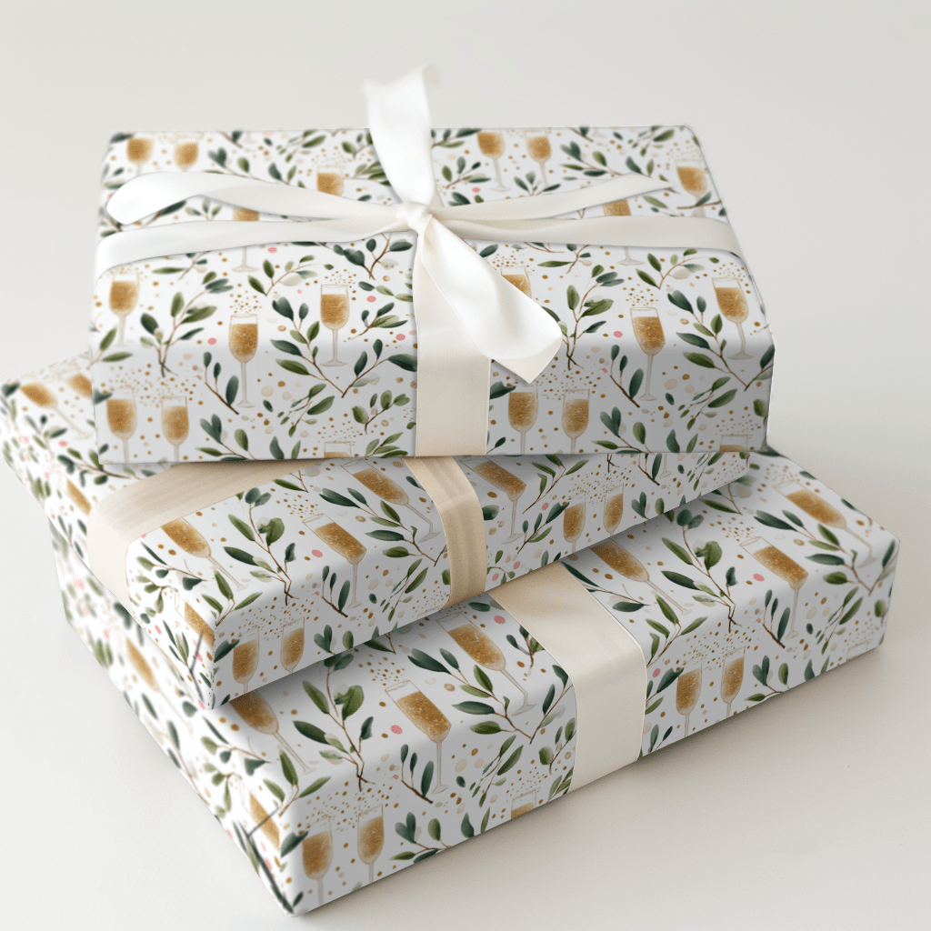 Bubbly Botanica - Wrapping Paper - Aspen & Arlo