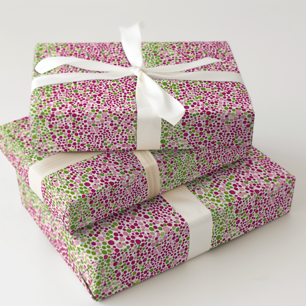 Dot Worry Be Happy - Wrapping Paper - Aspen & Arlo