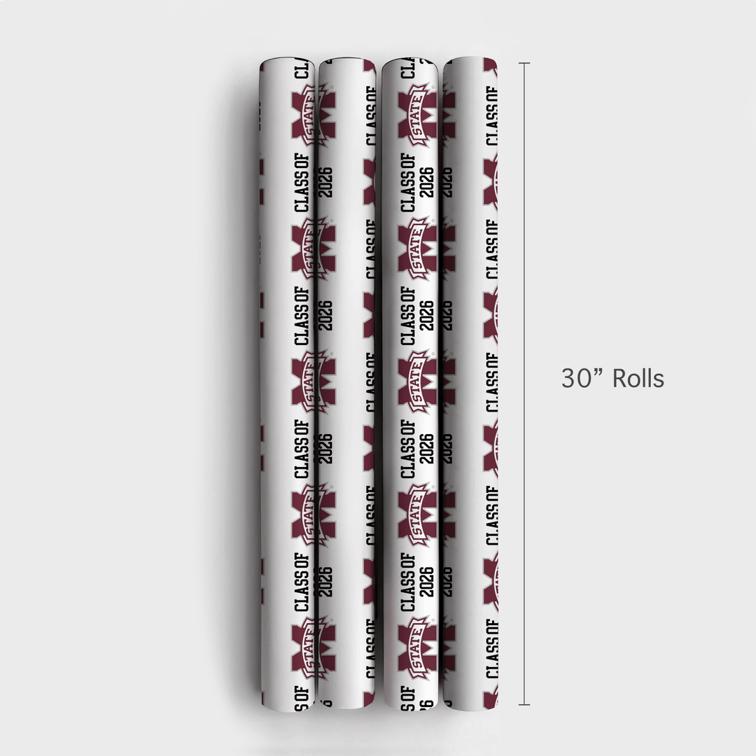 Mississippi State Class of 2026 - Wrapping Paper - Aspen & Arlo