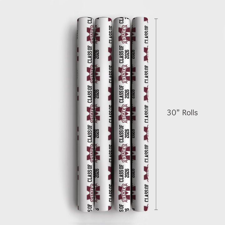 Mississippi State Class of 2026 - Wrapping Paper - Aspen & Arlo