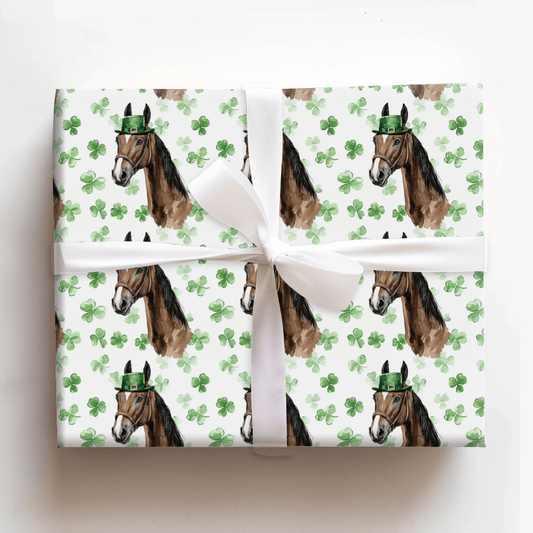 Leprechaun Thoroughbred - Wrapping Paper - Aspen & Arlo