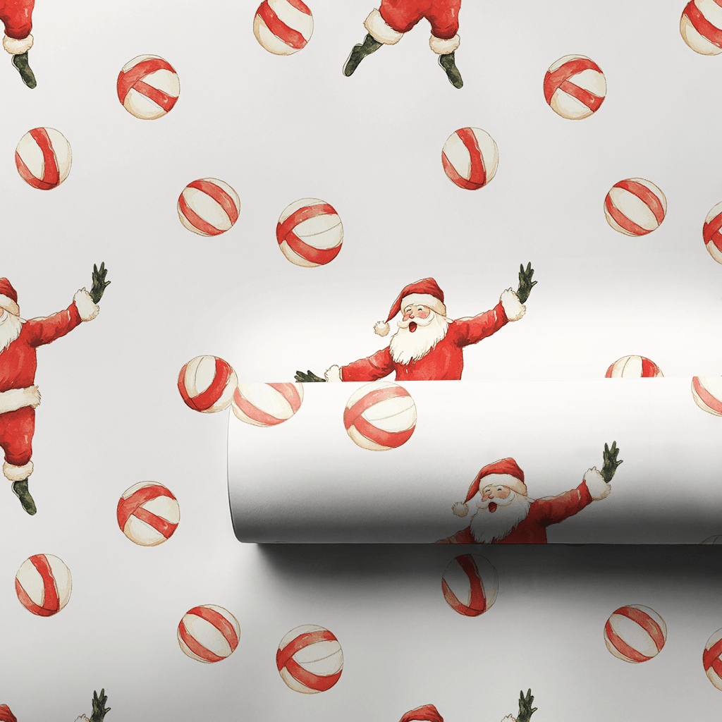 Holiday Volleyball Vibes - Wrapping Paper - Aspen & Arlo