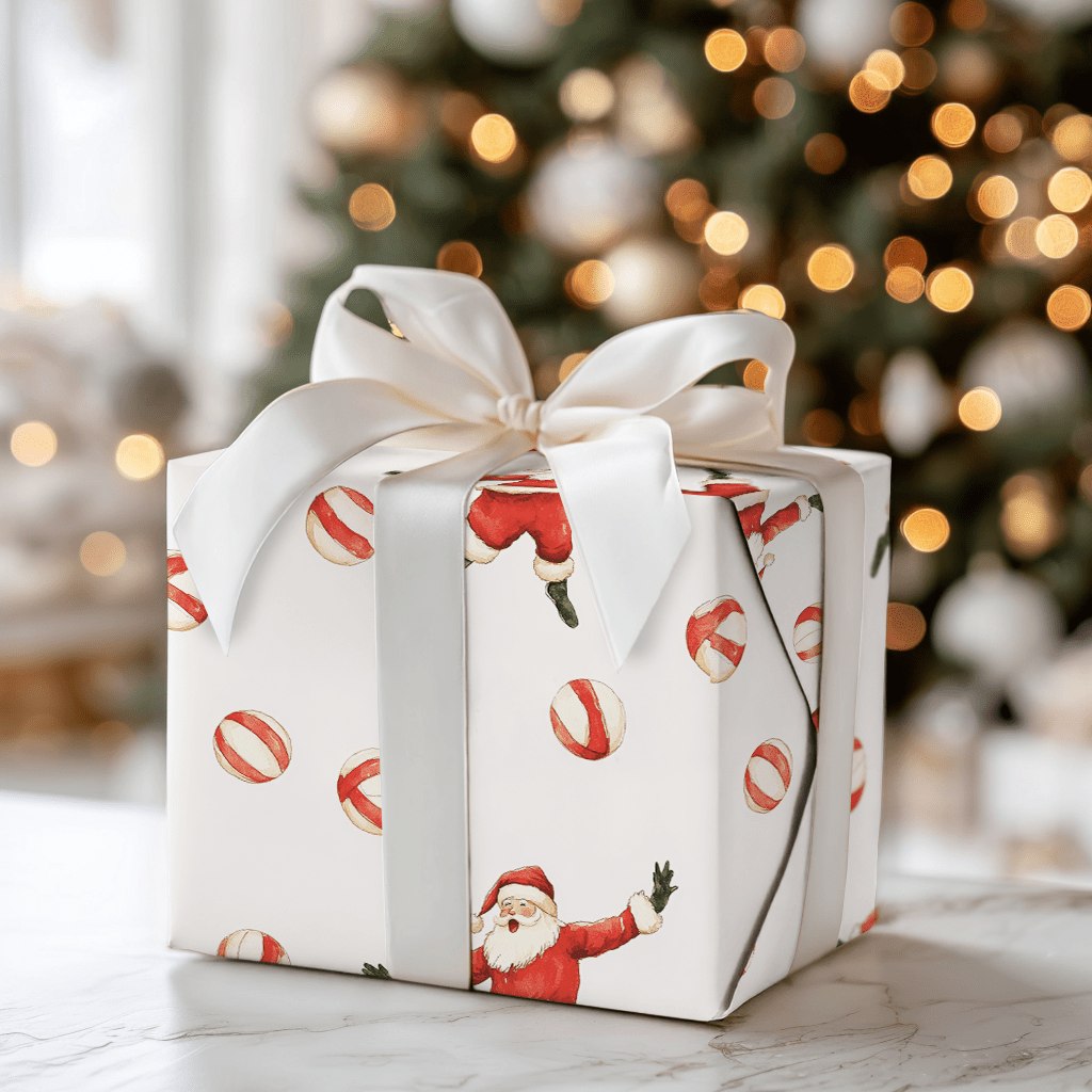Holiday Volleyball Vibes - Wrapping Paper - Aspen & Arlo