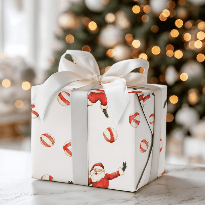 Holiday Volleyball Vibes - Wrapping Paper - Aspen & Arlo