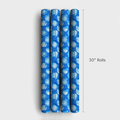 Blue Duece - Wrapping Paper - Aspen & Arlo