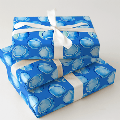 Blue Duece - Wrapping Paper - Aspen & Arlo