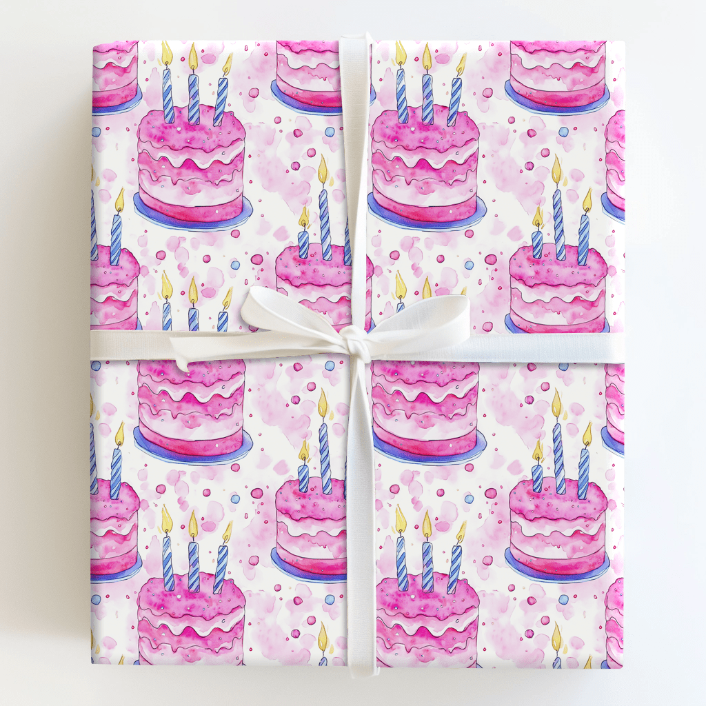 Pink Buttercream Bliss - Wrapping Paper - Aspen & Arlo