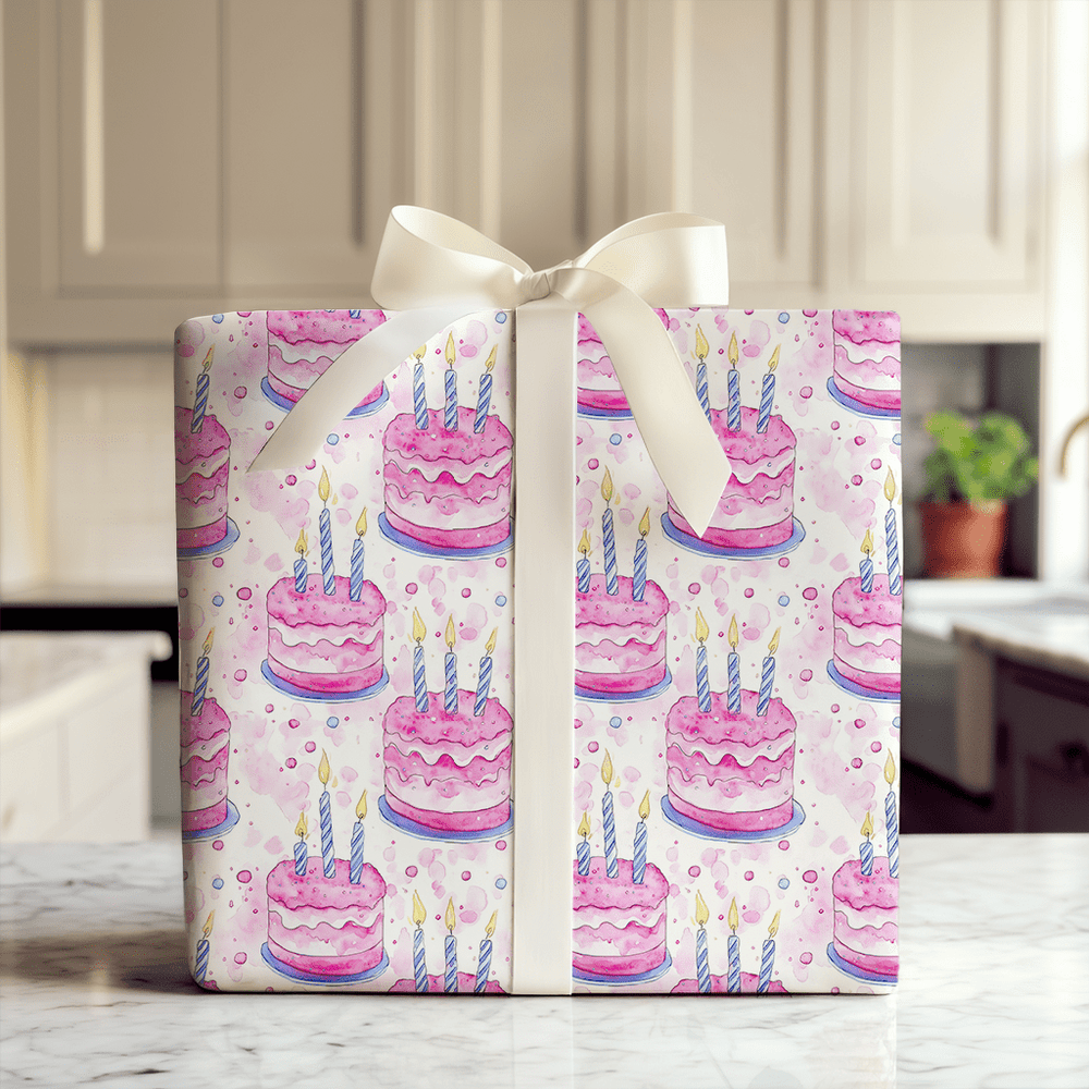 Pink Buttercream Bliss - Wrapping Paper - Aspen & Arlo