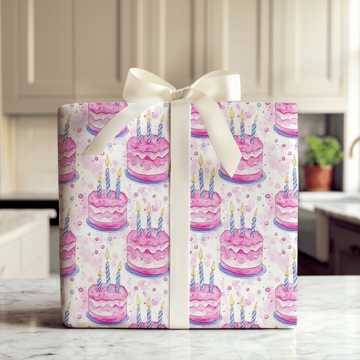 Pink Buttercream Bliss - Wrapping Paper - Aspen & Arlo