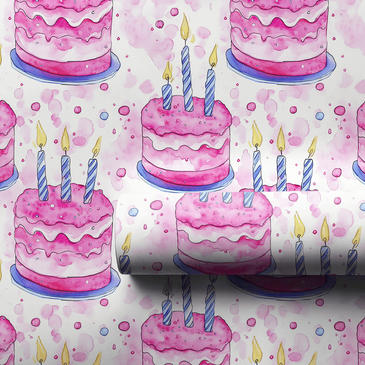 Pink Buttercream Bliss - Wrapping Paper - Aspen & Arlo