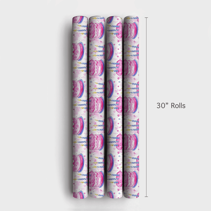 Pink Buttercream Bliss - Wrapping Paper - Aspen & Arlo