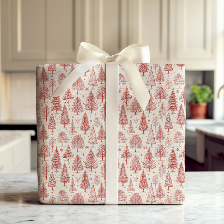 Red Toile Tree Farm