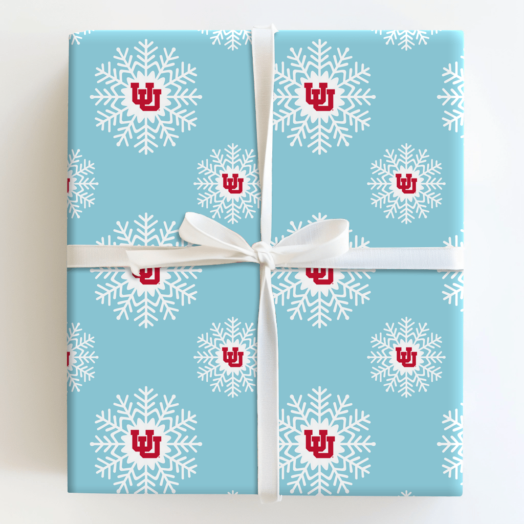 Utah Snowflake - Wrapping Paper - Aspen & Arlo