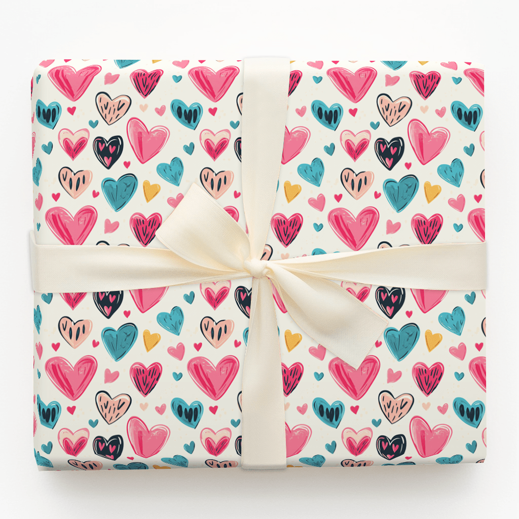 Sealed with a Kiss - Wrapping Paper - Aspen & Arlo