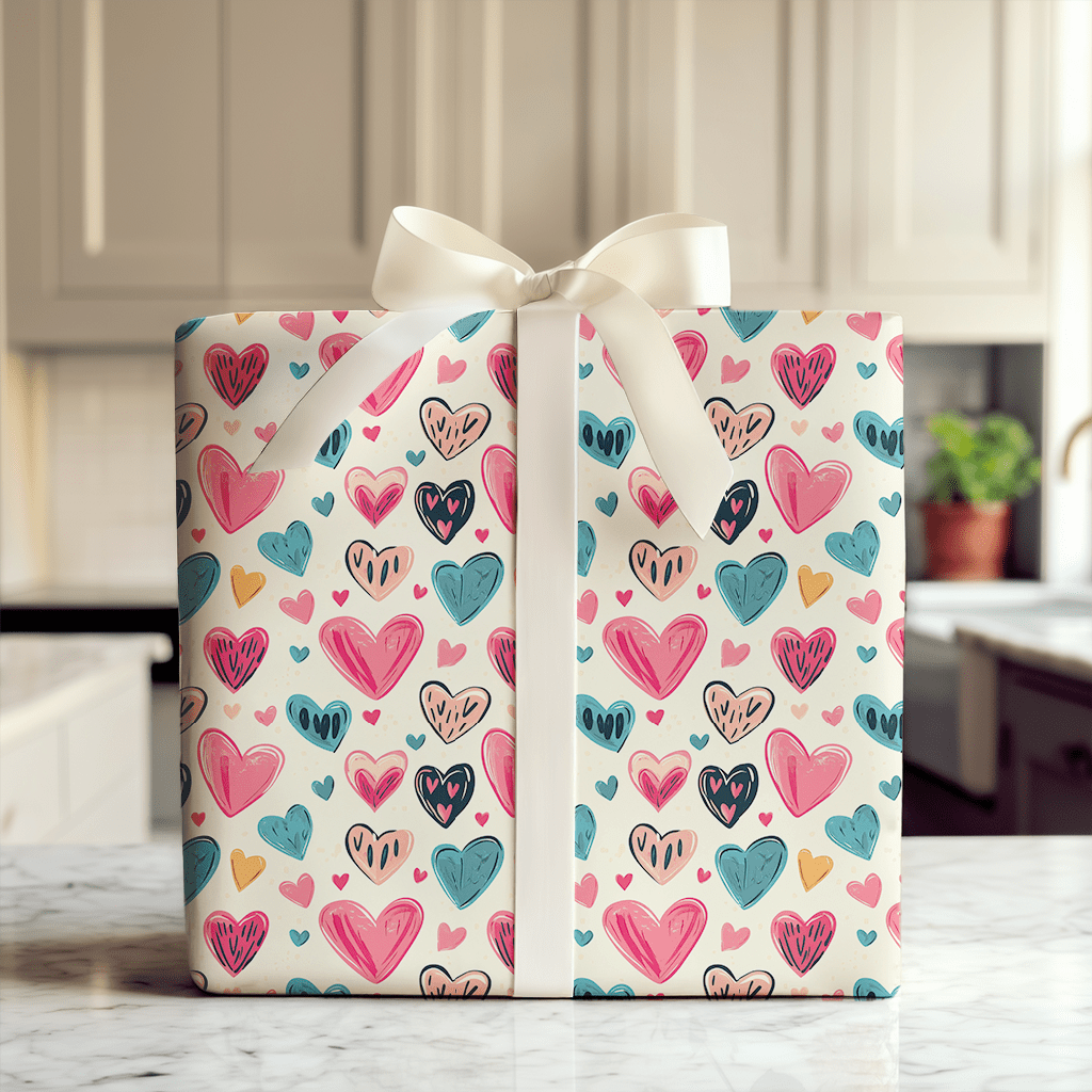 Sealed with a Kiss - Wrapping Paper - Aspen & Arlo