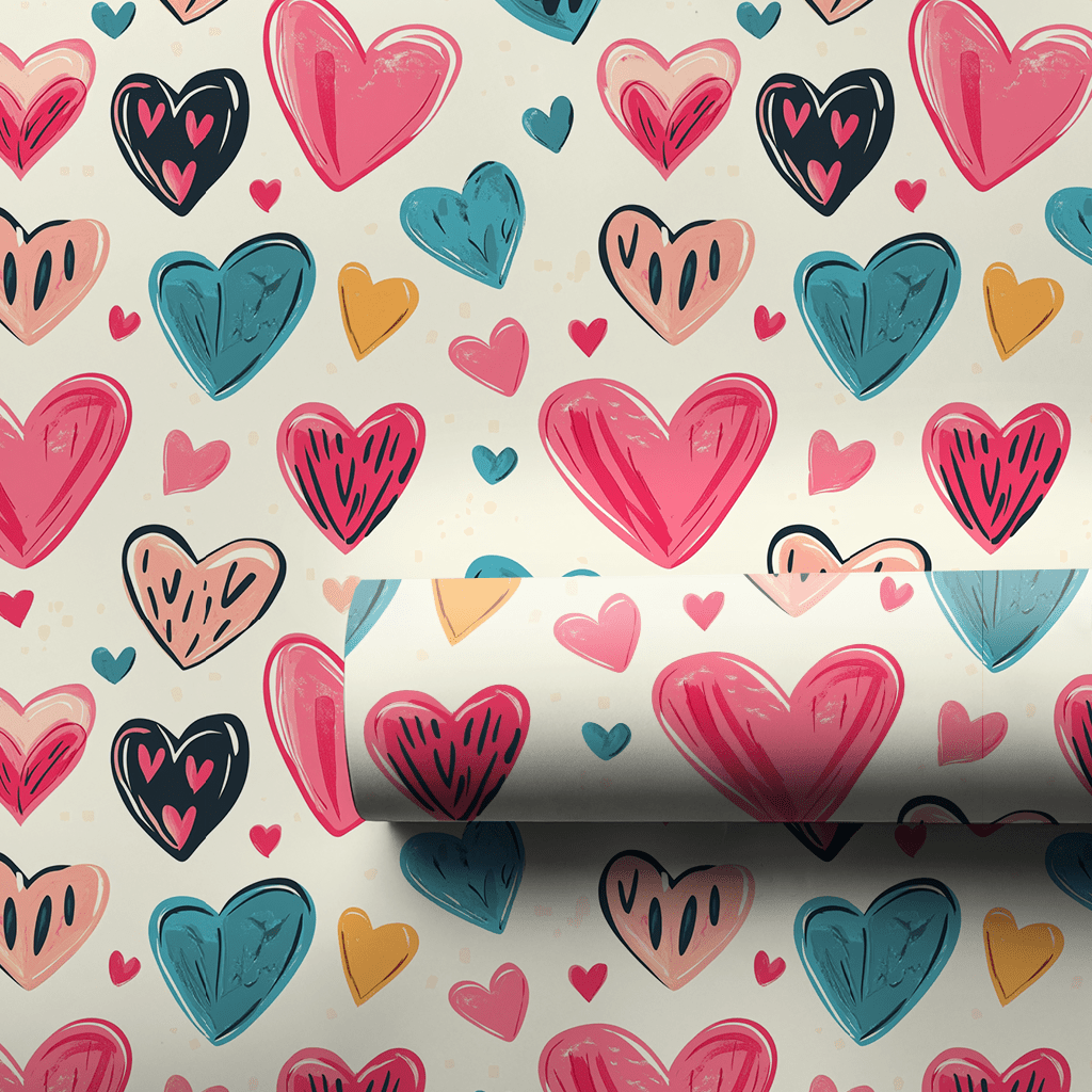 Sealed with a Kiss - Wrapping Paper - Aspen & Arlo