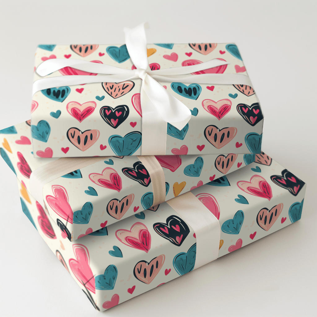 Sealed with a Kiss - Wrapping Paper - Aspen & Arlo