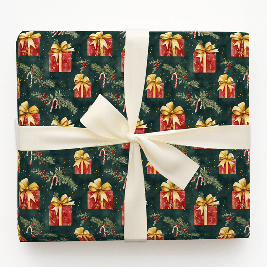 Ribbon Retro - Wrapping Paper - Aspen & Arlo