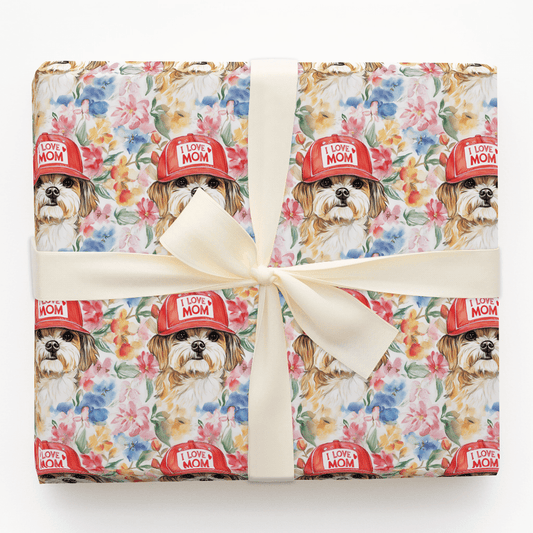 Mom's Favorite Shih Tzu - Wrapping Paper - Aspen & Arlo
