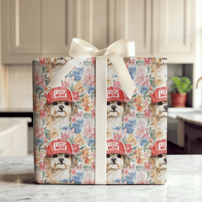 Mom's Favorite Shih Tzu - Wrapping Paper - Aspen & Arlo