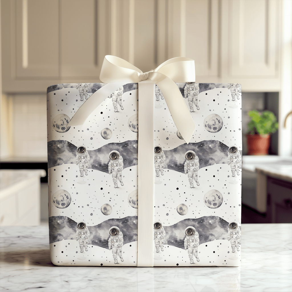 Lunar Walk - Wrapping Paper - Aspen & Arlo