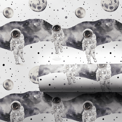 Lunar Walk - Wrapping Paper - Aspen & Arlo