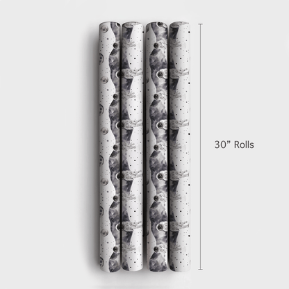 Lunar Walk - Wrapping Paper - Aspen & Arlo